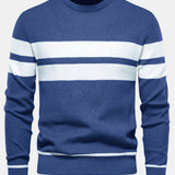 Stripe Crew Neck Sweater