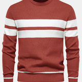 Stripe Crew Neck Sweater