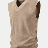 V-Neck Knit Vest