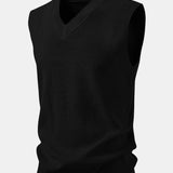 V-Neck Knit Vest