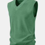V-Neck Knit Vest